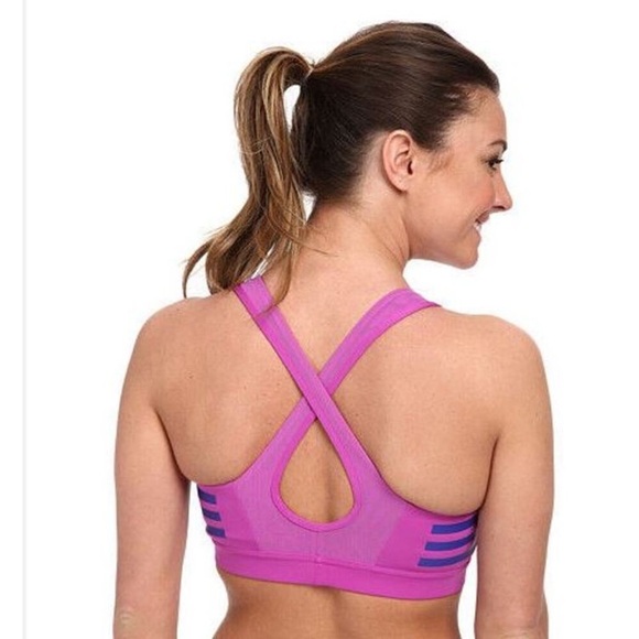 Adidas Sports Bra Women's Infinite Series Supernova Sports Bra Climacool - Picture 2 of 5